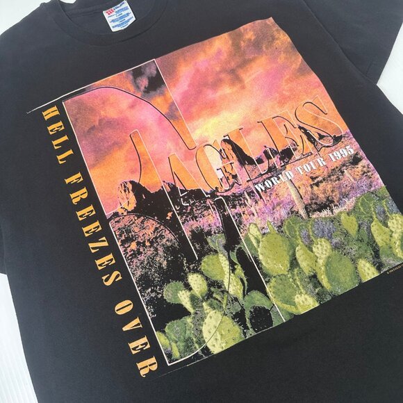 1994 The Eagles Hell Freezes Over Band Tour Tee XL - Picture 4 of 8
